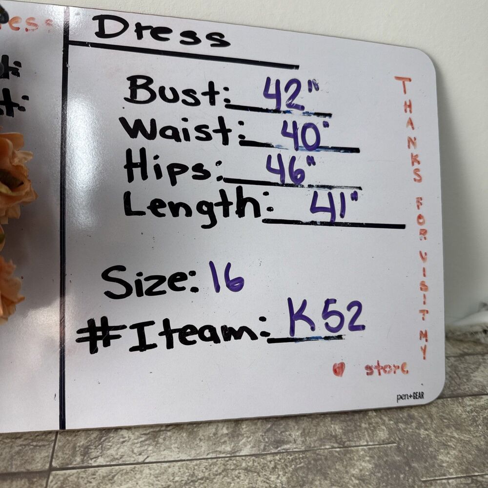 NWT Ashley Stewart Floral Print Midi Dress Size 16 Pink V Neck Sleeveless - Picture 7 of 11